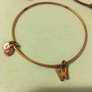 Alex and Ani “W” initial bangle